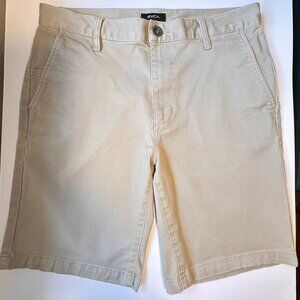 RVCA Men’s Weekend Fit Chino Shorts - Khaki Tan - Size 32